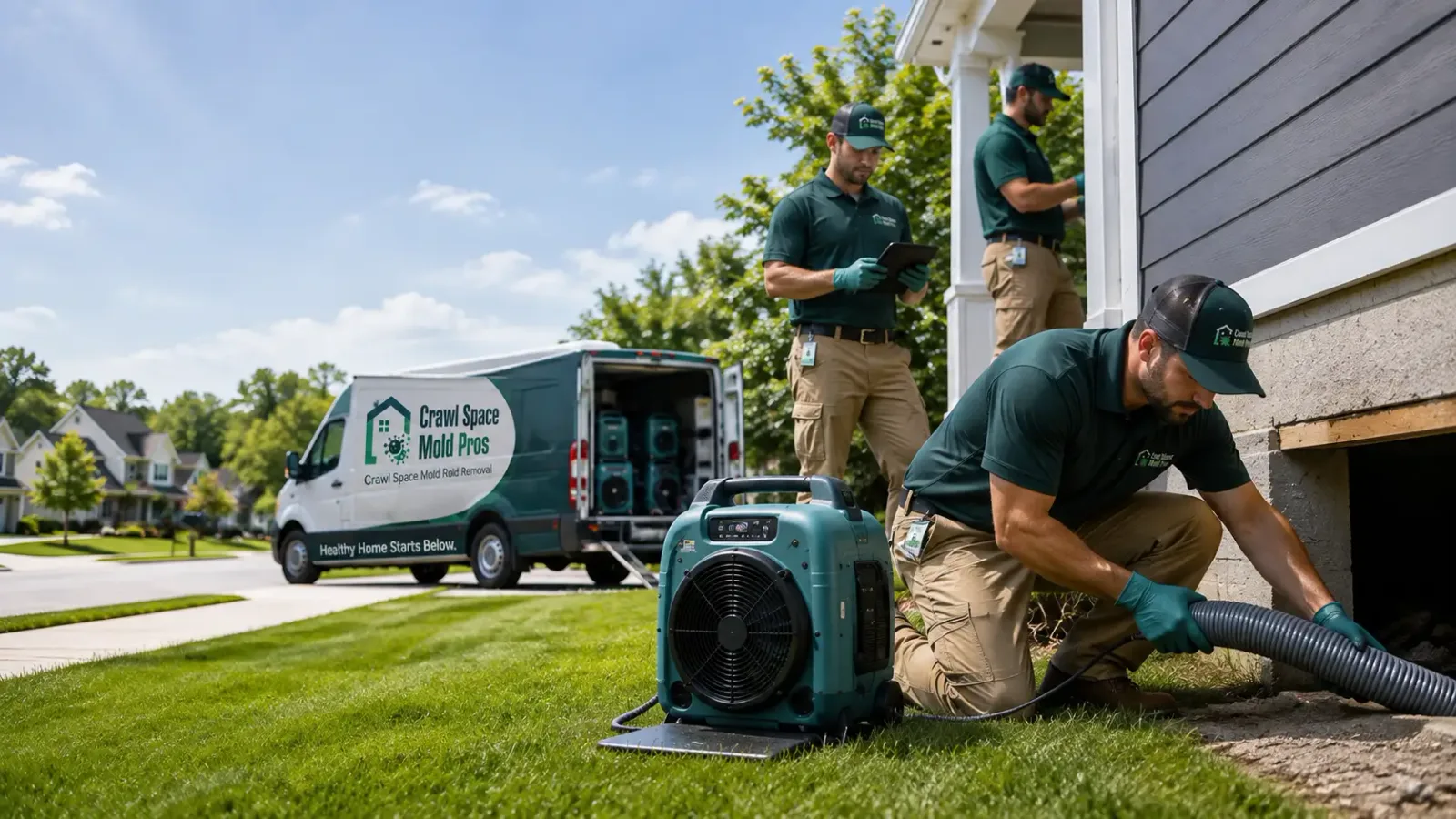 Crawl Space Mold Removal in Rio Grande, OH
